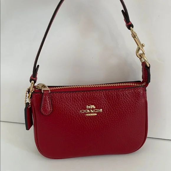 Coach Nolita 15 Mini Bag Pouch Red - Picture 1 of 9